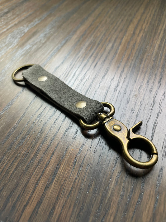 Keychain-Moss Green